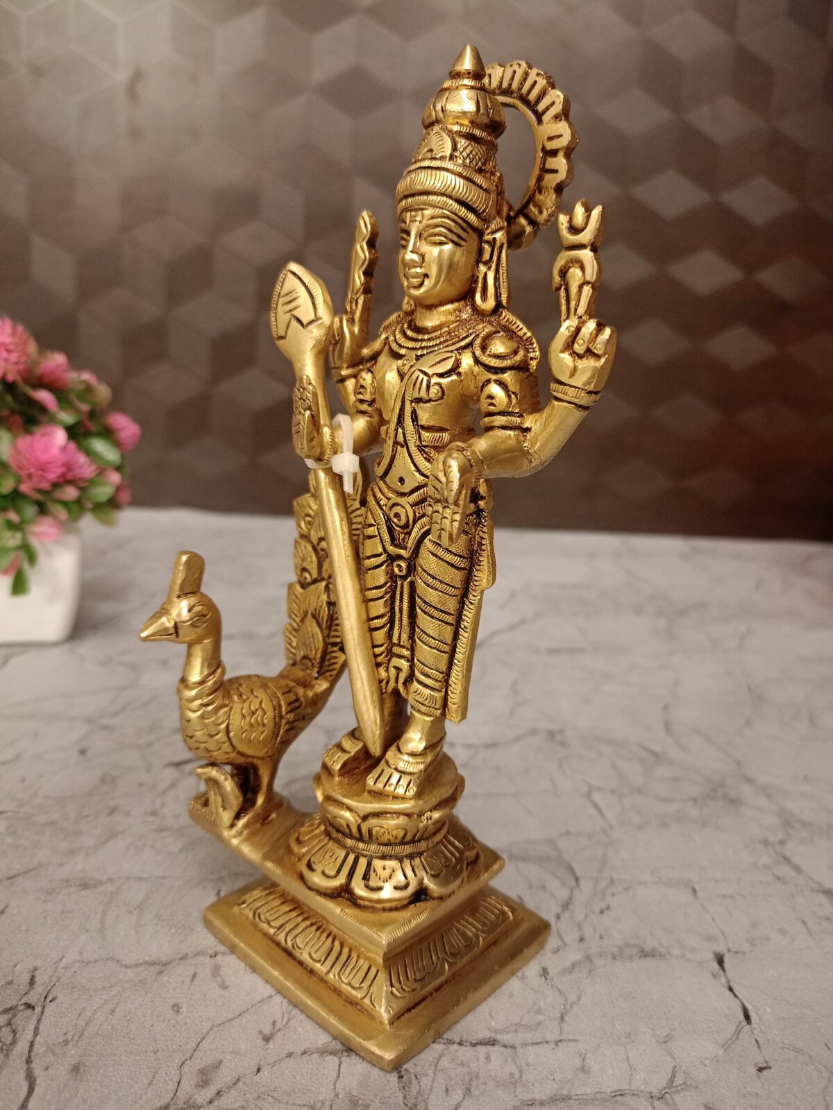 brass murugan idol pooja gift vgocart coimbatore india2 scaled