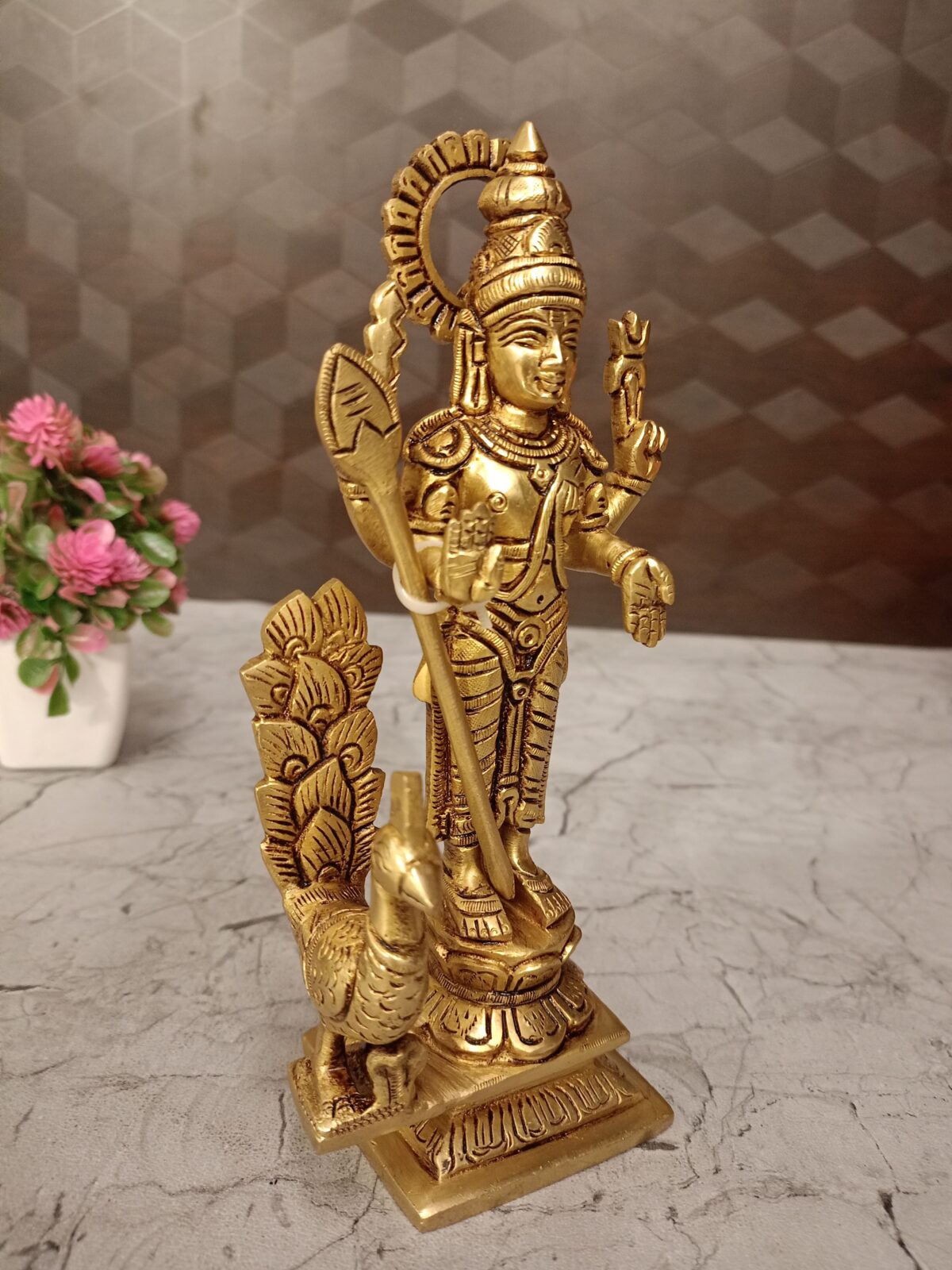 brass murugan idol pooja gift vgocart coimbatore india3 scaled