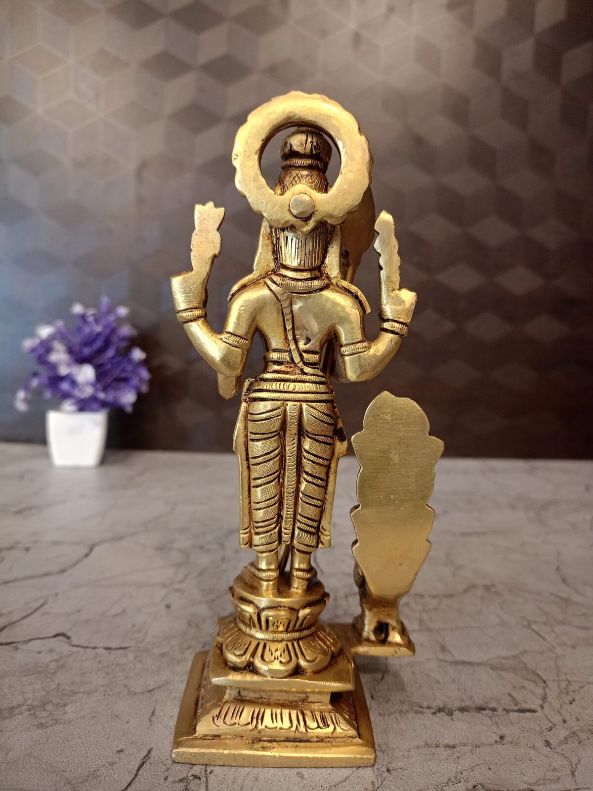 brass superfine murugan statue pooja gift antique vgocart coimbatore india3 scaled