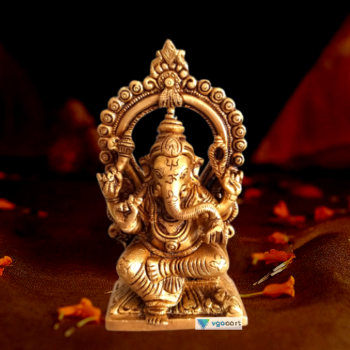Brass Ganesha Figurine