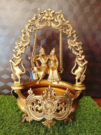 Brass Swing Radha Krishna Uruli