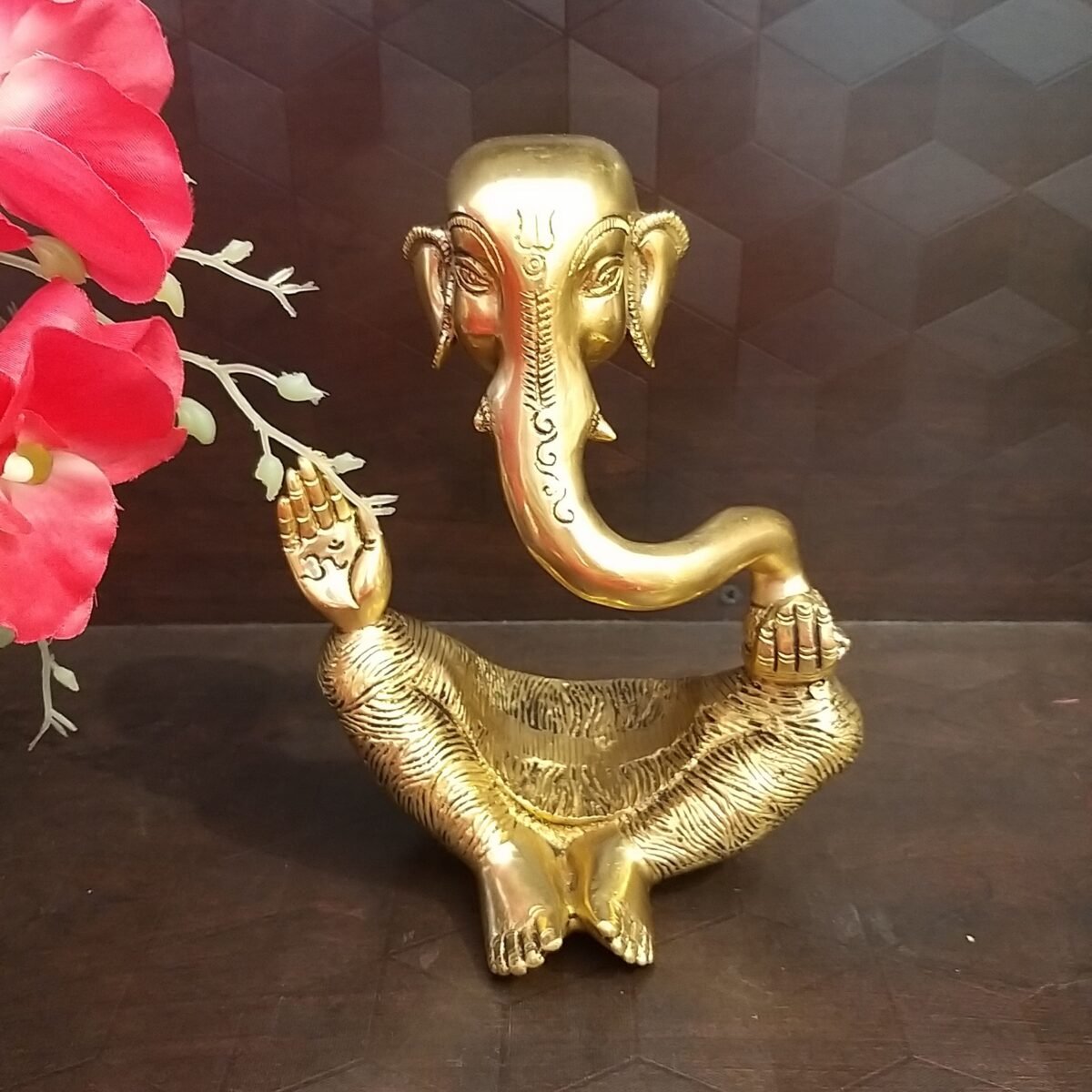 brass decor ganesha statue hindu god idols pooja items home decor gift buy online coimbatore 3