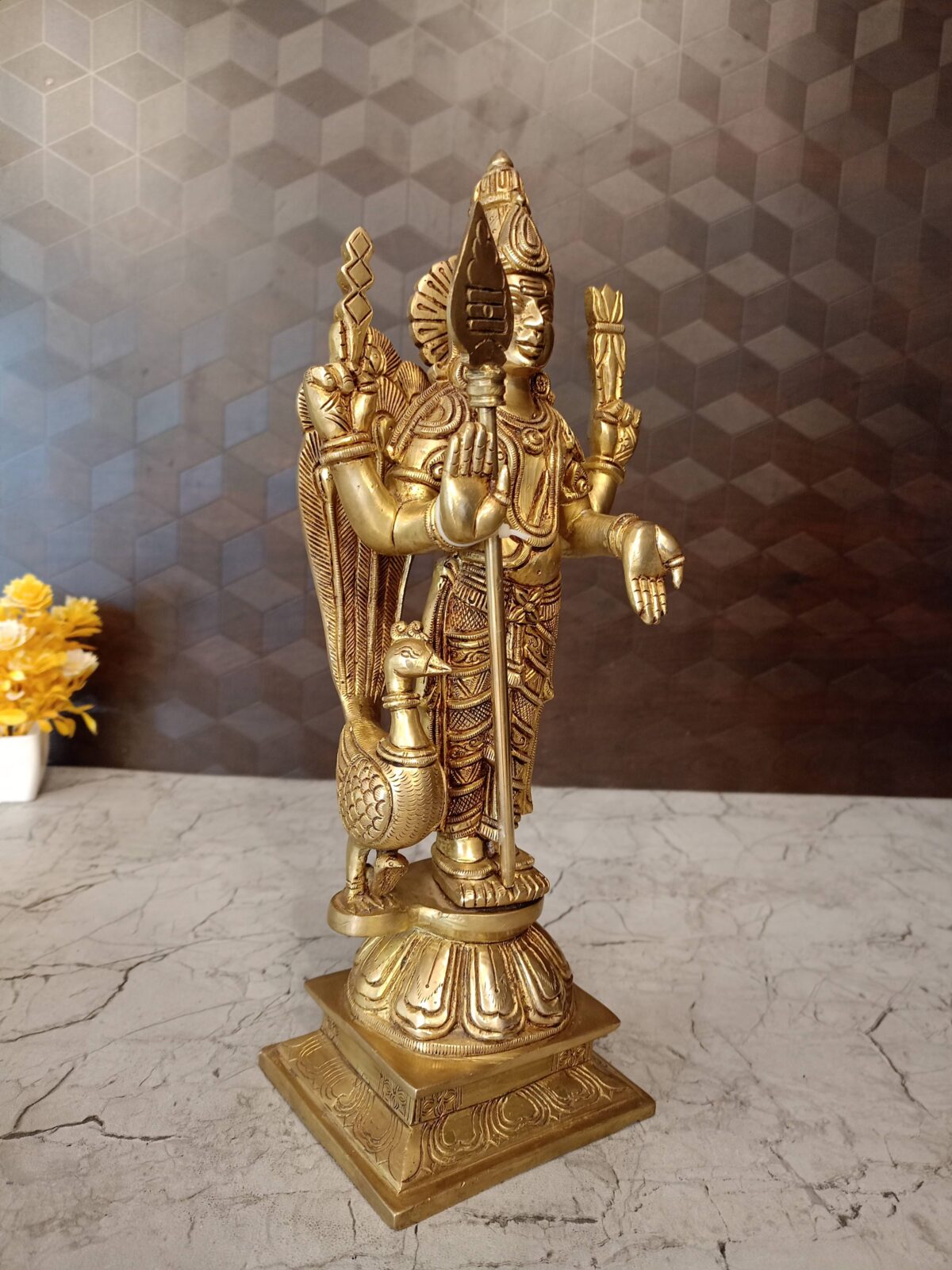 brass murugan idol pooja gift vgocart coimbatore india3 2 scaled