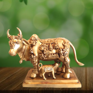 Brass Kamadhenu Statue Home Decor Gifts Pooja Idols Buy Online Coimbatore 2739