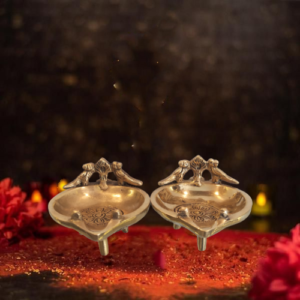 Brass Parrot Agal Diya Lamp Home Decor Gifts Pooja Idols Buy Online Coimbatore 2723