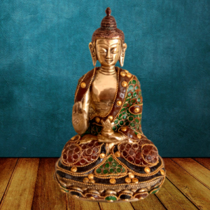 Brass buddha statue buy online gifts home decors hindu god idols india 5