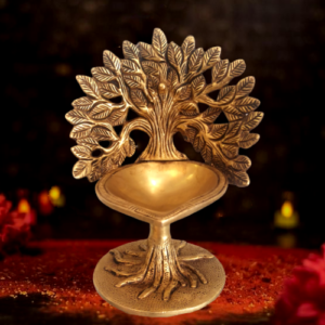 brass Kalpavriksha diya hindu god idols buy online pooja gifts home decors india