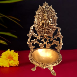 brass Lakshmi diya hindu god idols buy online pooja gifts home decors india