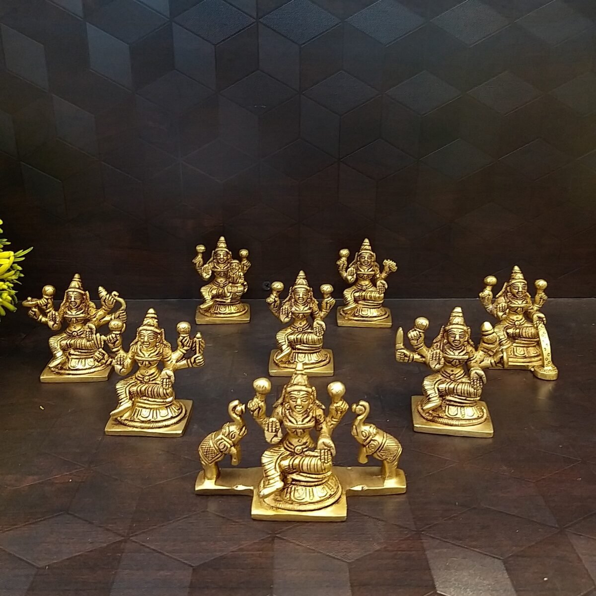brass ashtalakshmi statues sets pooja items hindu god statues home decor gift buy online coimbatore 2