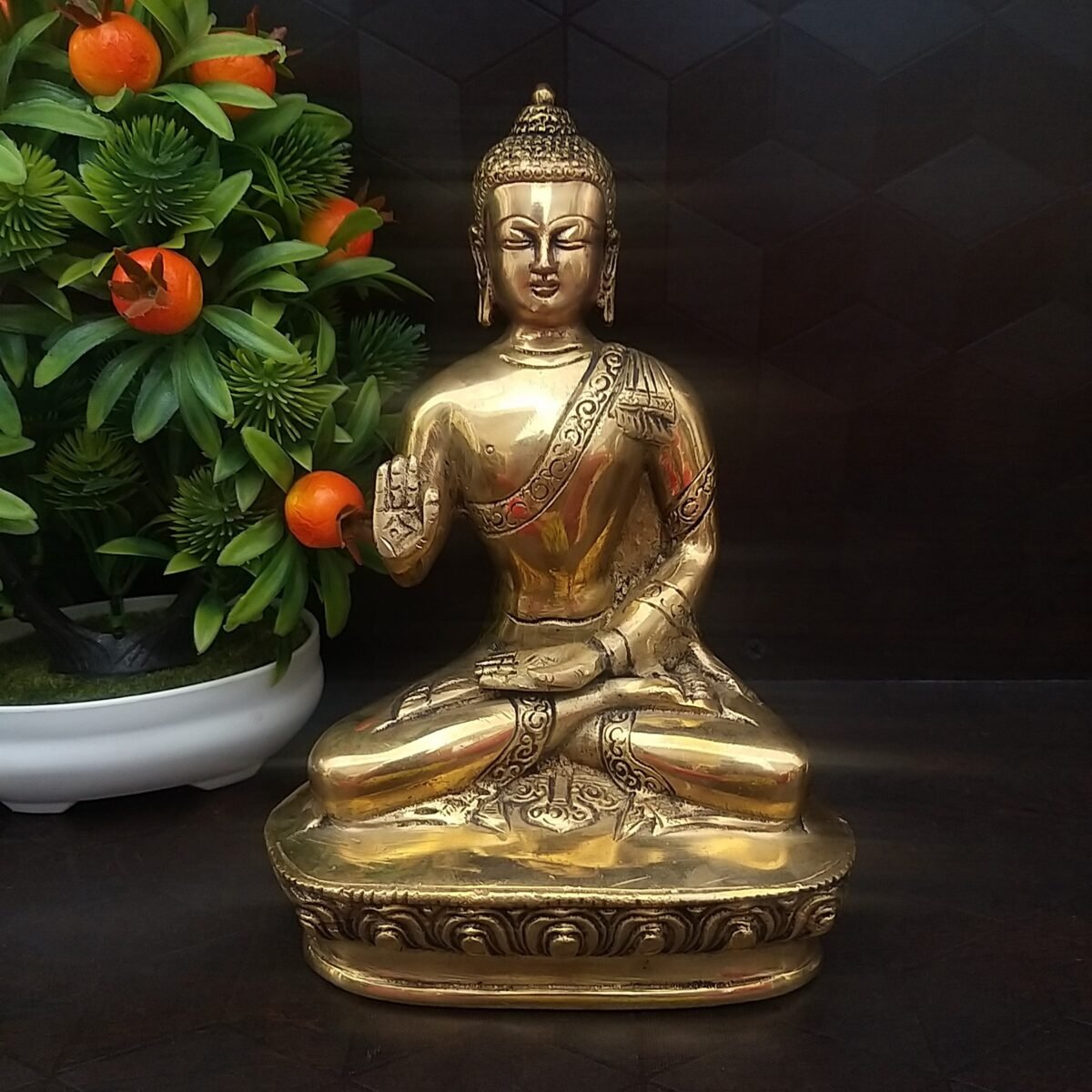 brass buddha idols home decor pooja items hindu god gift buy online india