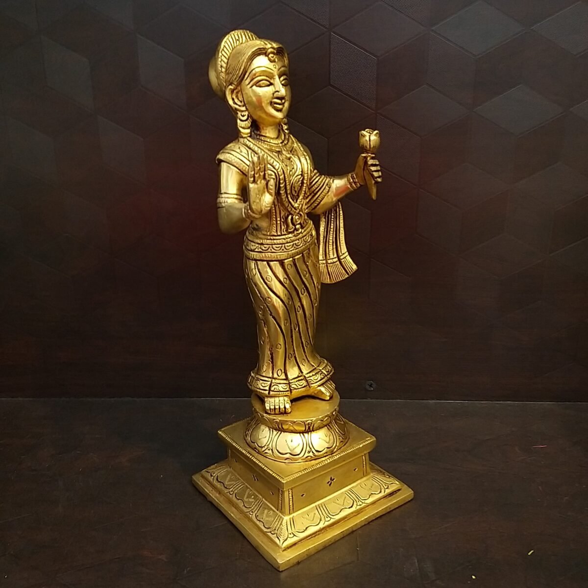 brass decor lady home decor idols showpiece gift buy online coimbatore scaled