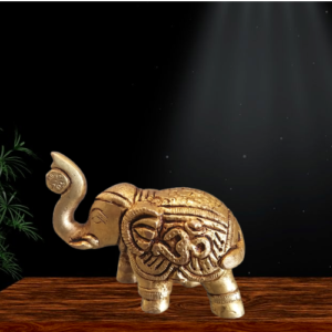 brass elephant statue hindu god idols buy online home decors gifts India 2587