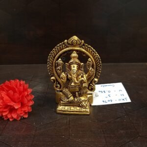 brass ganesha small with arch pooja items hindu god home decor gift buy online coimbatore 6076
