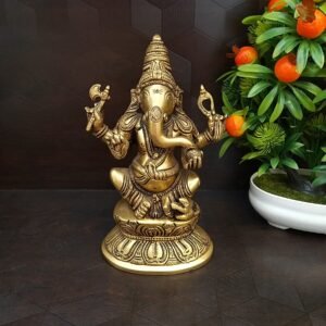 brass ganesha with arch statue hindu god idols pooja items home decor gift buy online coimbatore