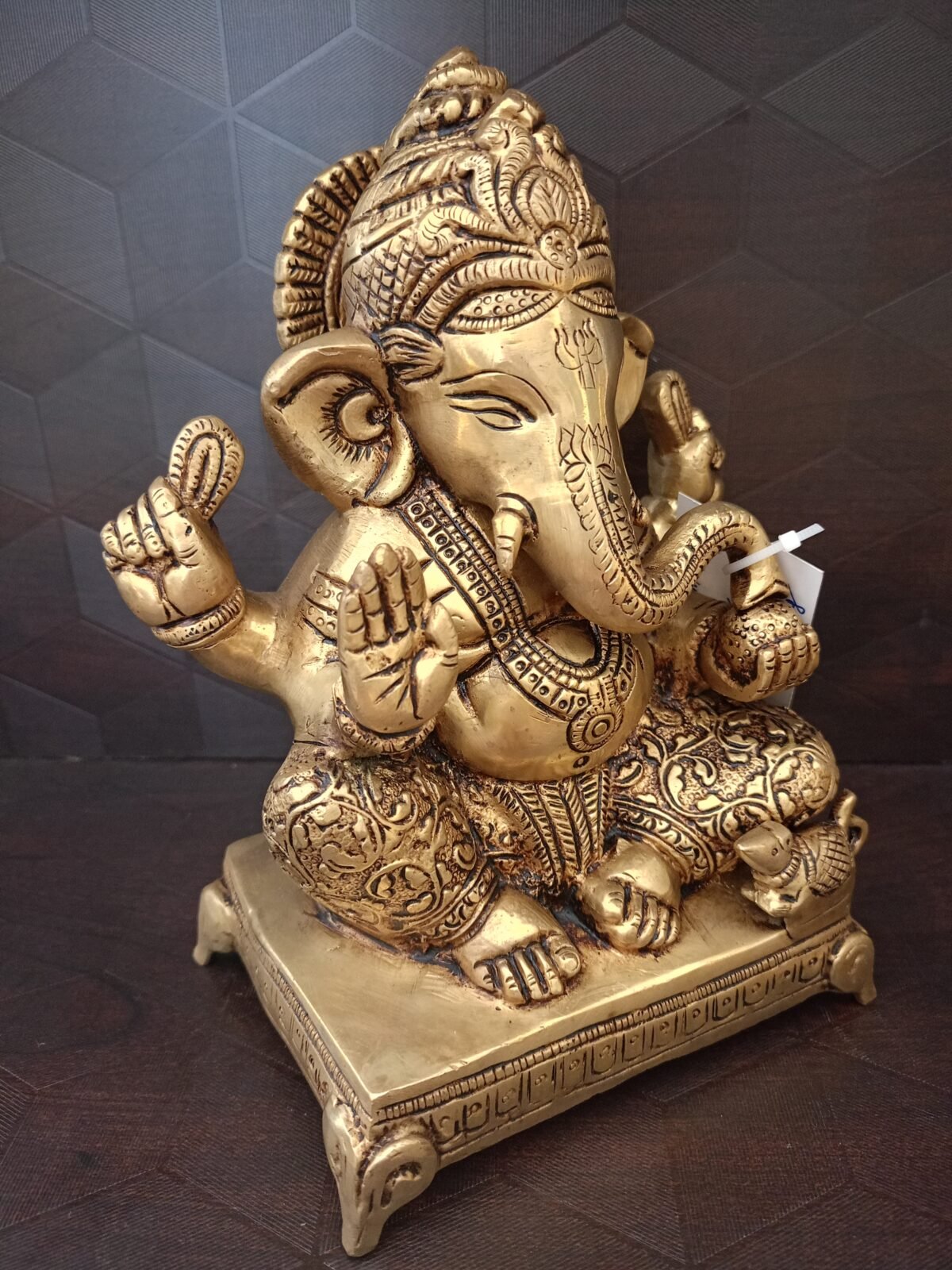 brass ganesha with stand 3 scaled