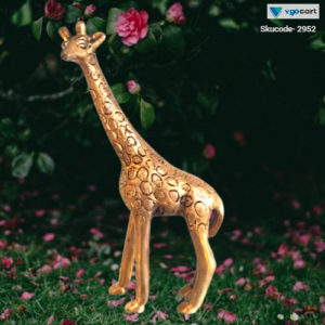 brass giraffe statue home decor gift buy gift online india 4