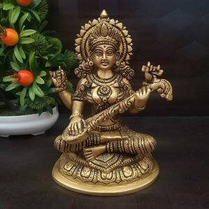 brass goddess saraswathi idols home decor pooja items hindu god gift buy online india