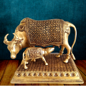 brass kamadhenu calf hindu god idols buy online pooja gifts home decors india