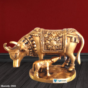 brass kamadhenu yellow finish statue hindu god idols online pooja items gift buy indiaa 1