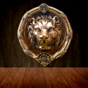 brass lion door knocker buy online hindu god idols gifts home decors India 2574 1