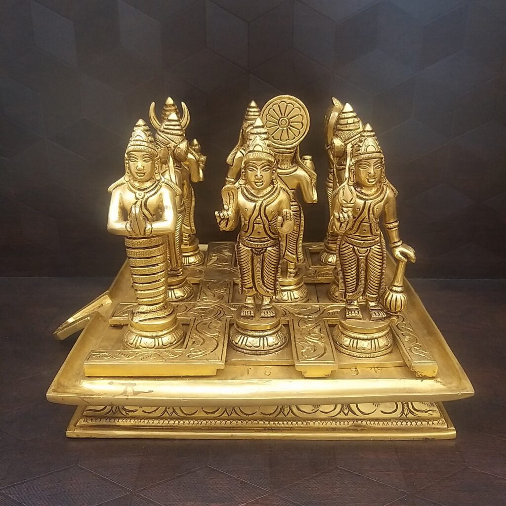 Brass Navagragam Set 8 Brass God Idols Vgocart Coimbatore