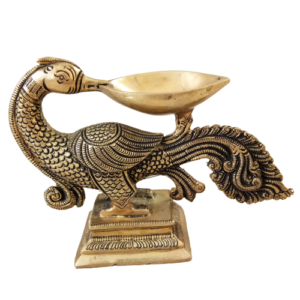 brass peacock diya home decors buy online india gifts 2320 5