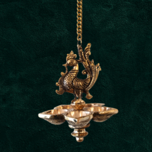 brass peacock hanging diya home decors diyas hindu god idols buy online gifts coimbatore 2662