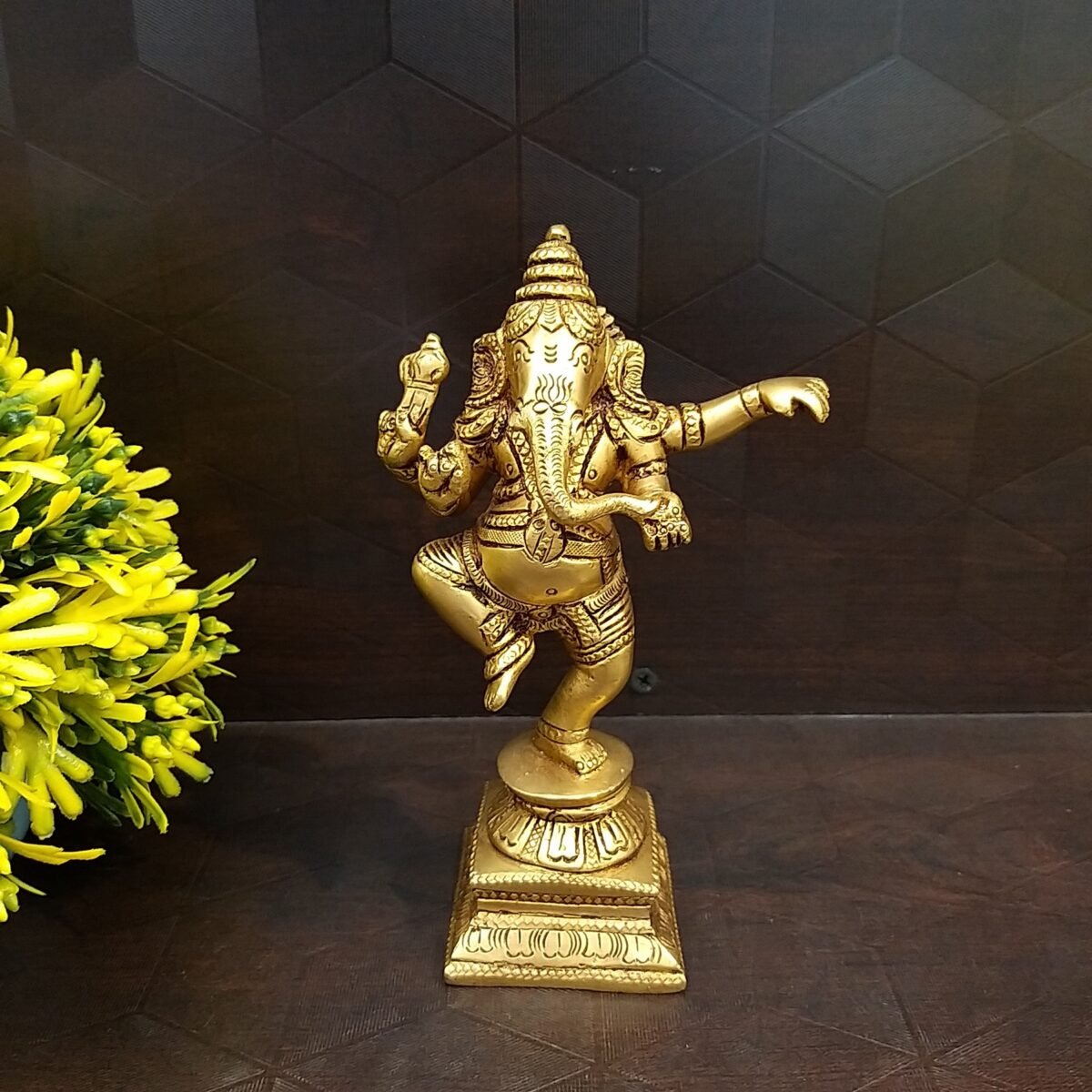 Brass Rathana Ganapathy Idol
