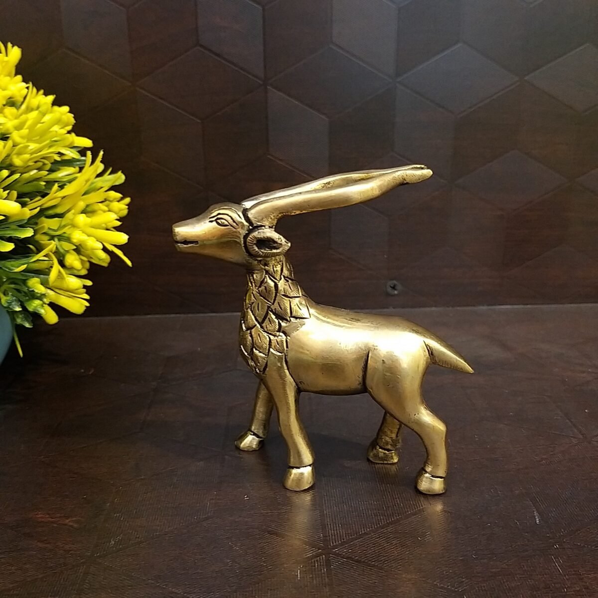 brass deer showpiece home decor idols gift buy online india 2
