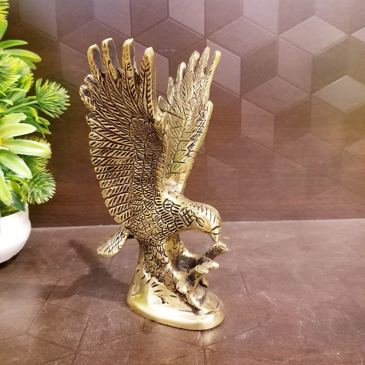 Brass Eagle Idol