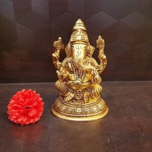 brass ganesha buddhi idols pooja items hindu god idols home decor gift buy online india