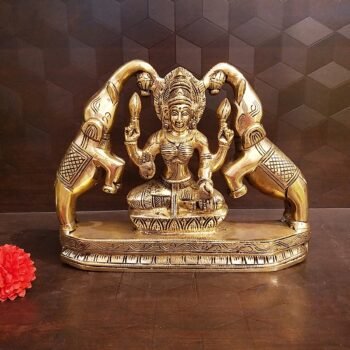 Brass Big Gajalakshmi Idol