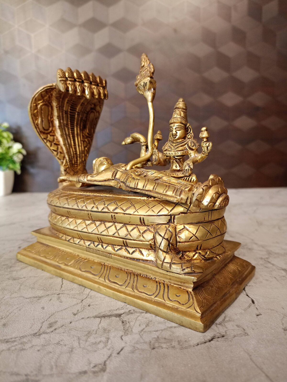 brass padmanathar idol pooja gift vgocart coimbatore india scaled