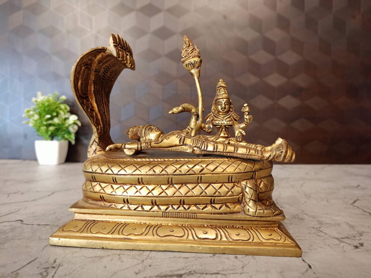 brass padmanathar idol pooja gift vgocart coimbatore india1 scaled