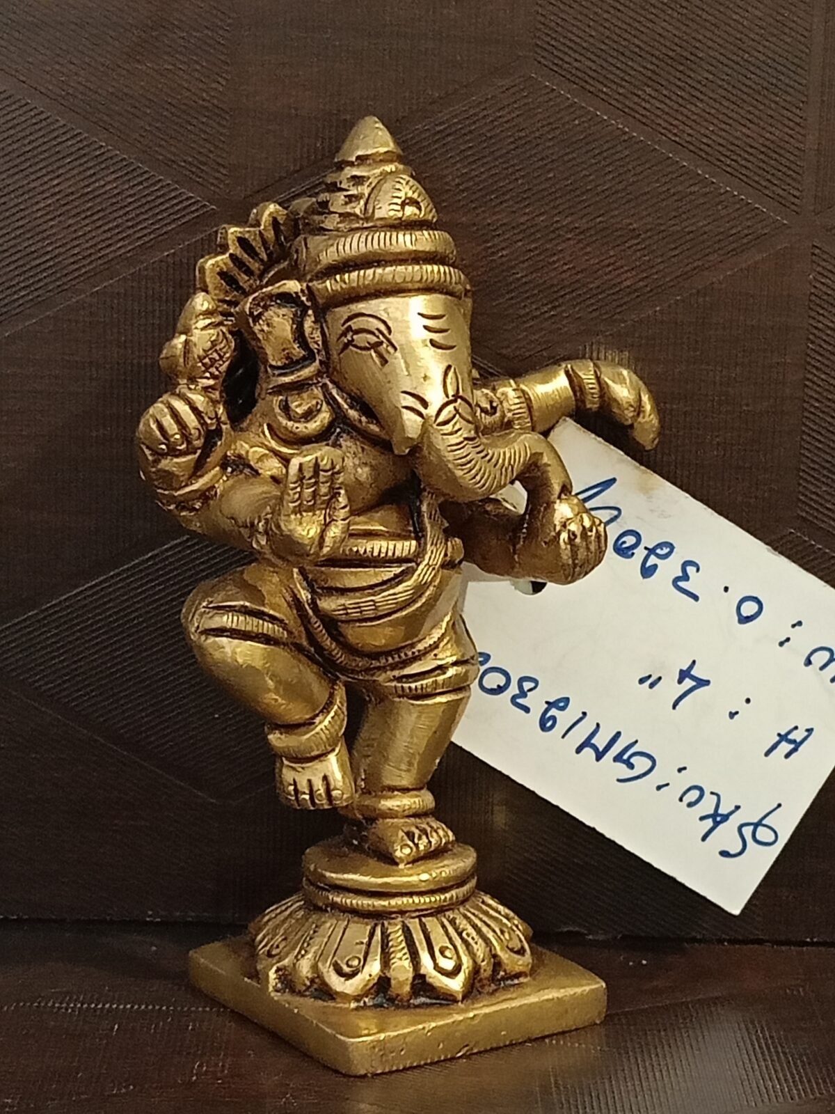 brass rathana ganesha idol small 1 scaled