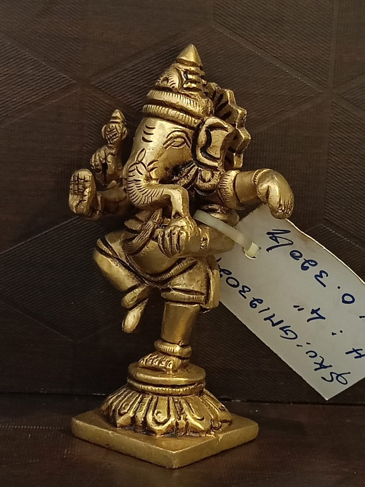 brass rathana ganesha idol small 2 scaled