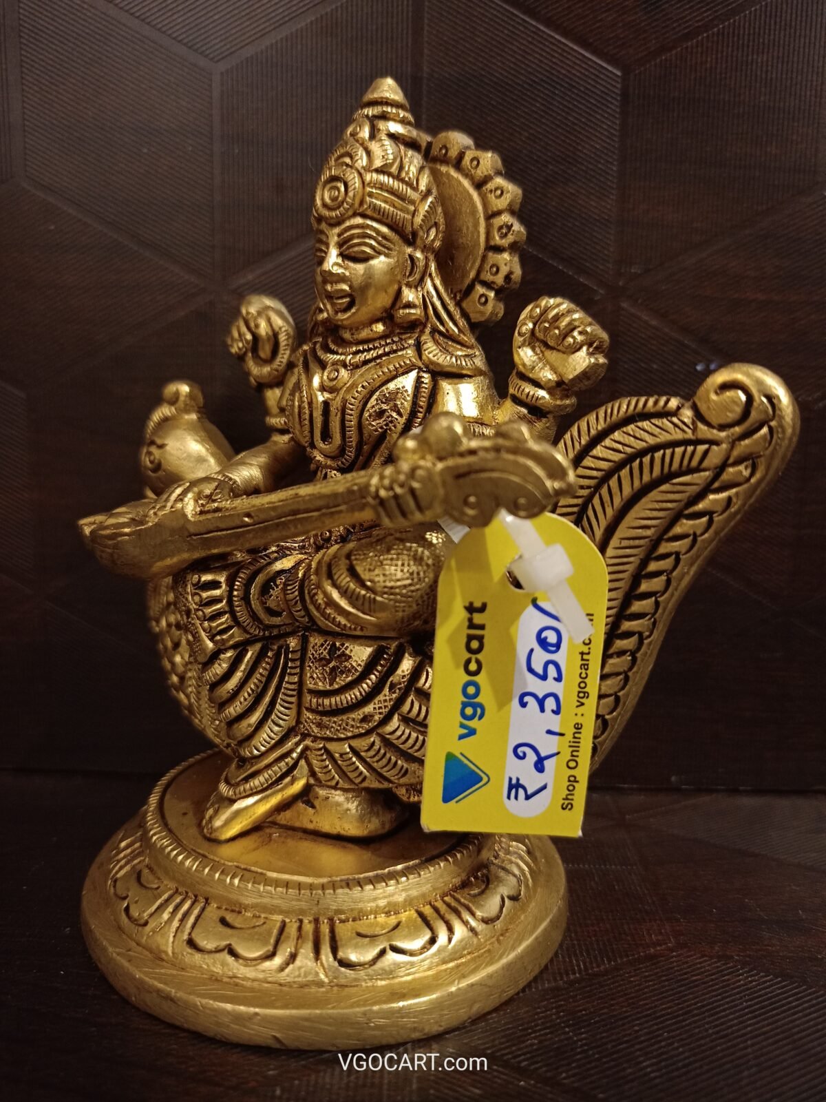 brass saraswathi annam idol pooja gift vgocart coimbatore india scaled