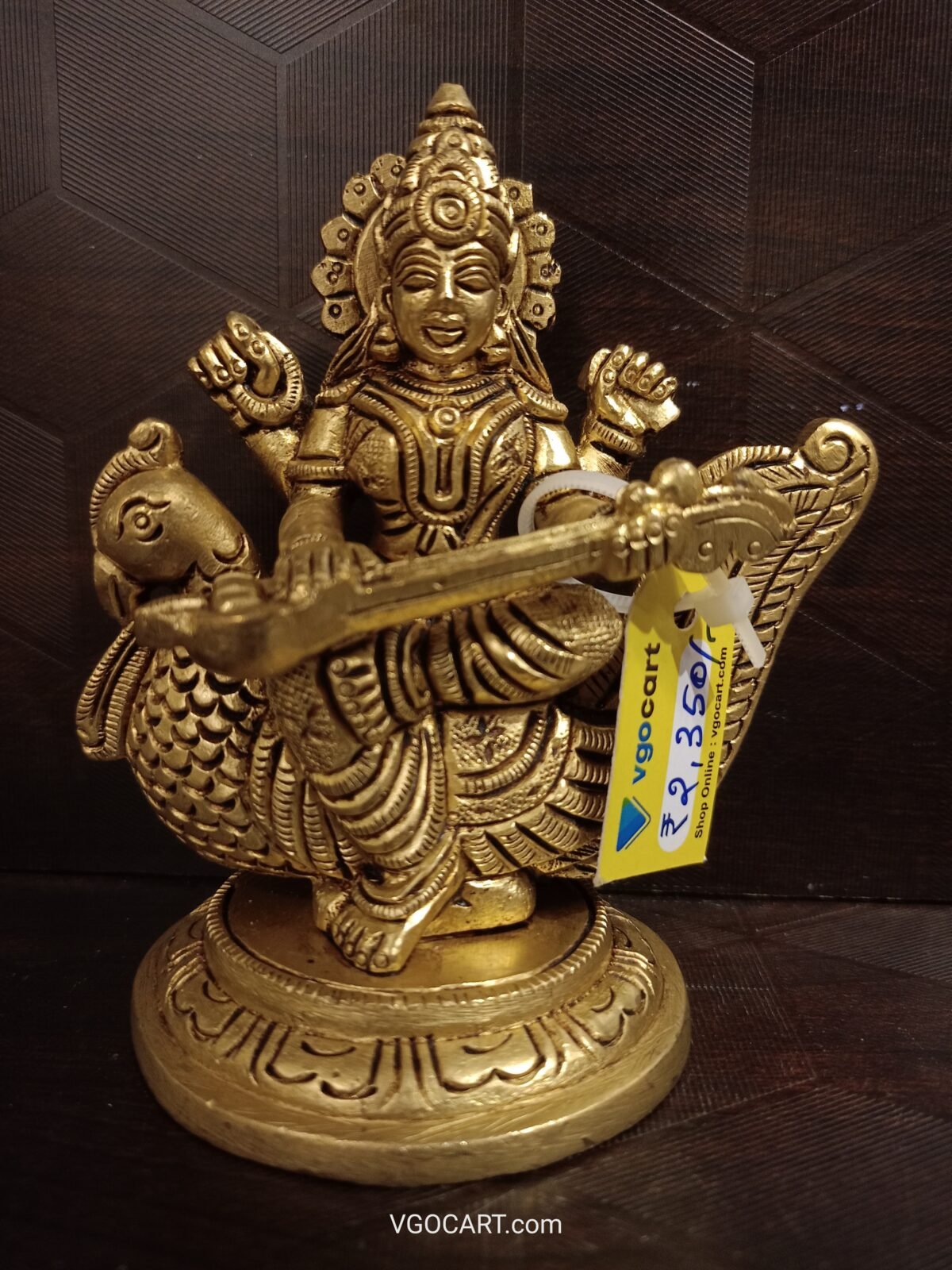 brass saraswathi annam idol pooja gift vgocart coimbatore india3 scaled