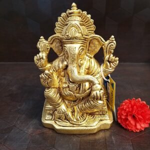 brass superfine ganesha idol with base home decor pooja items hindu god statues gift buy online coimbatore