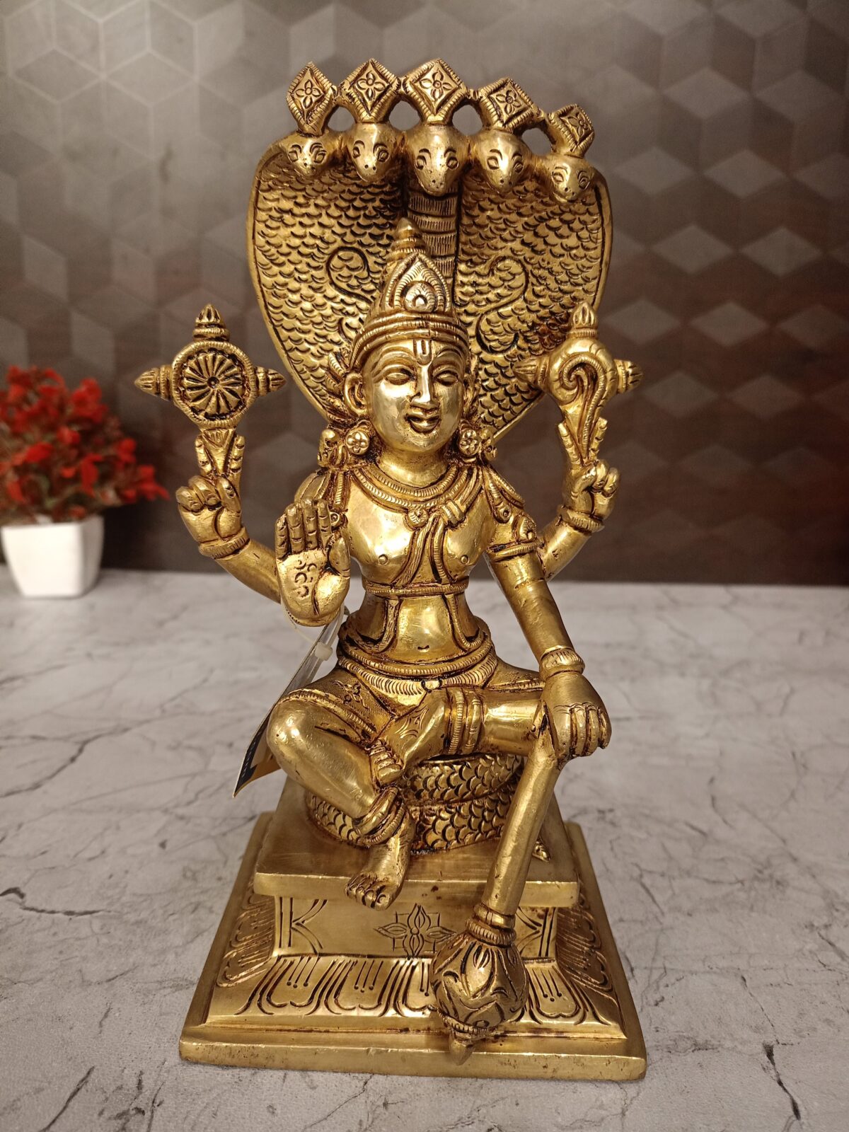 brass adikesavan idol pooja gift vishnu vgocart coimbatore india 1 scaled