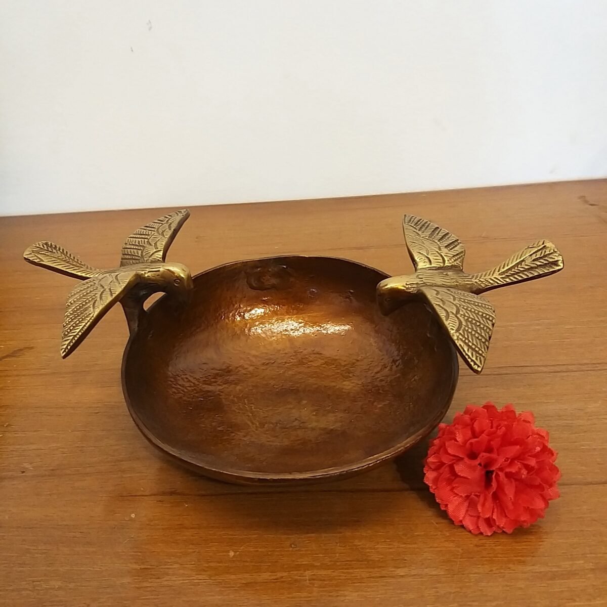 brass bird bowl colored small pooja items home decor showpiece vastu gift buy online india