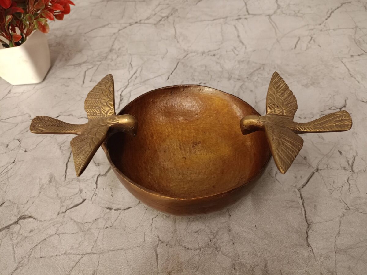 brass birds antique uruli pooja home decor vgocart coimbatore india1 scaled