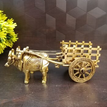 Brass Bullock Cart Small