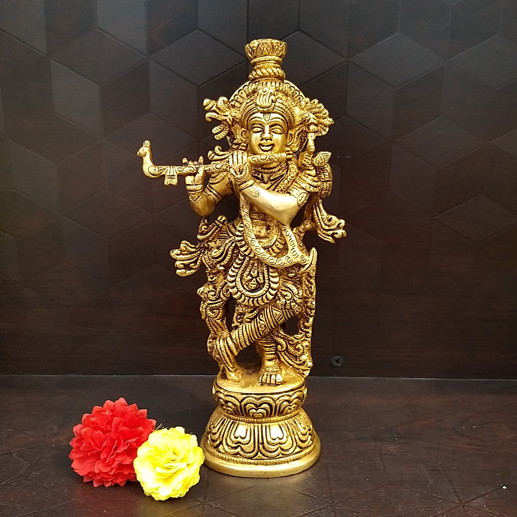 Antiques Nirmala Lord Krishna Makhan Chor Statue India | Ubuy