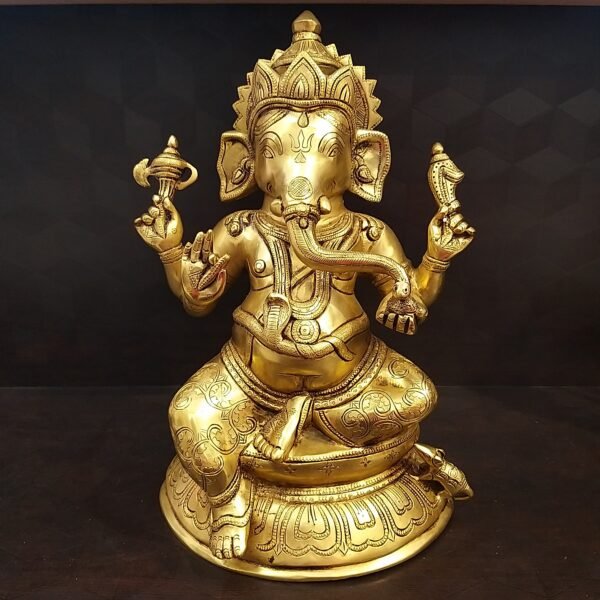 Brass Ganesha Big Statue