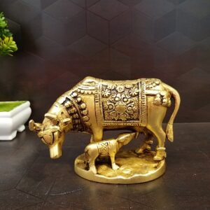 brass kamadhenu flower design idols vastu home decor showpiece hindu god statues gift buy online india 10094