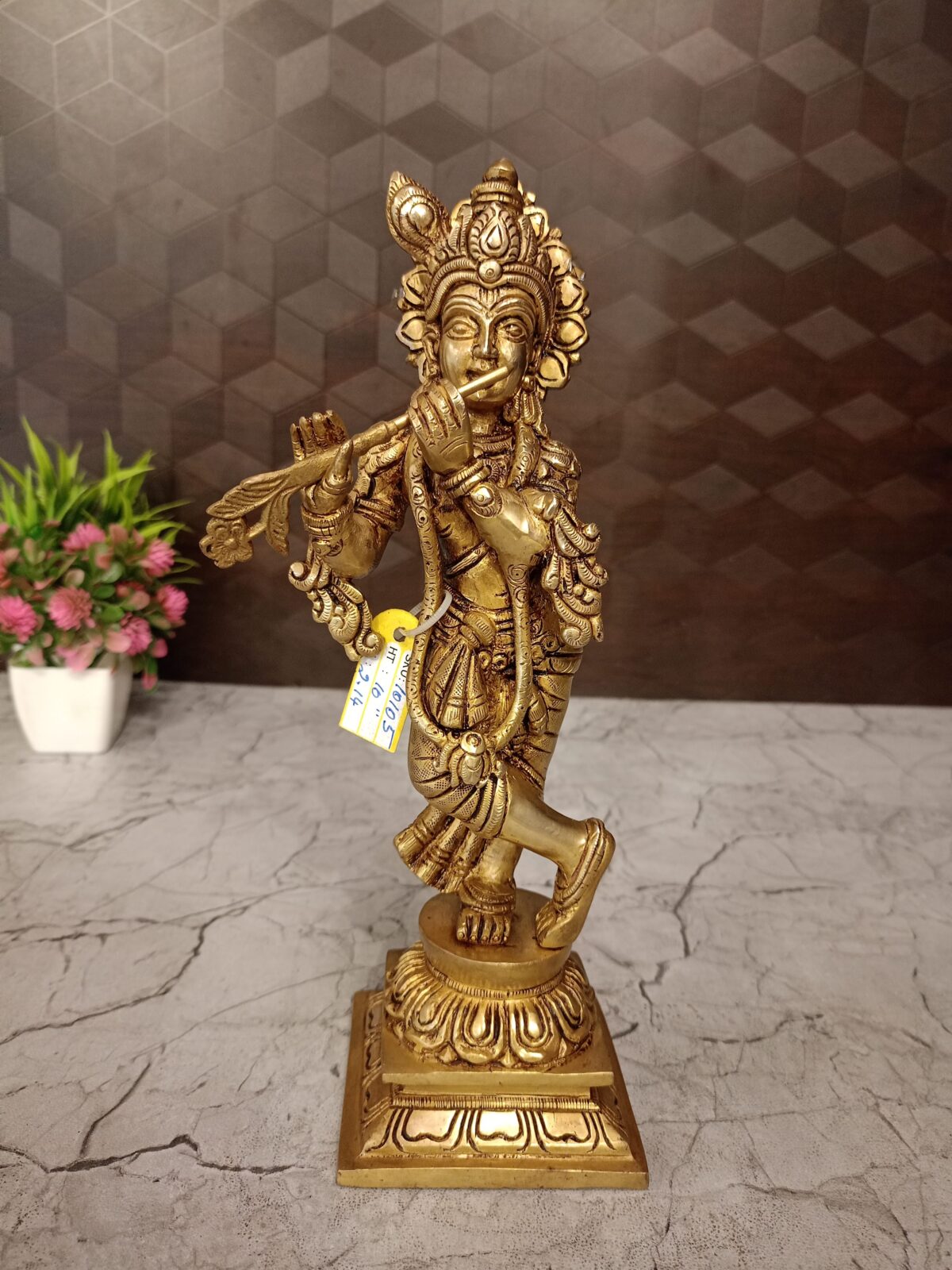 brass krishnar idol pooja gift vgocart coimbatore india scaled