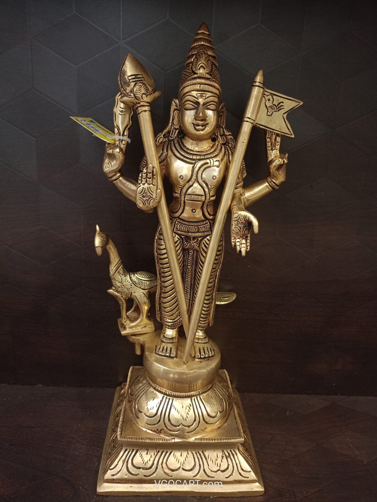 brass murugan idol pooja gift vgocart coimbatore india scaled