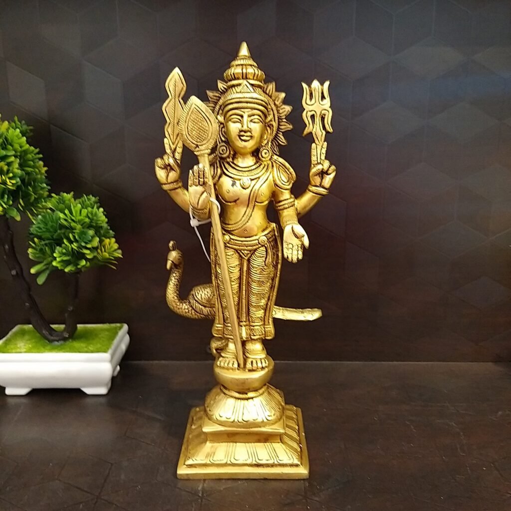 Brass Raja Murugan Idol- 11.5