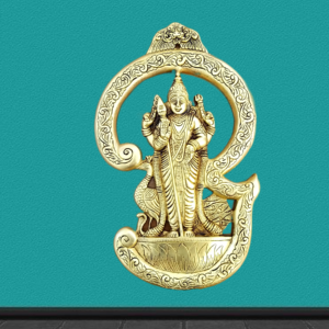 brass om murugan wall hanging idol pooja items hindu god statues gift buy online india 10131